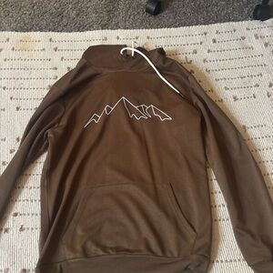Brown Mountain Graphic Hoodie